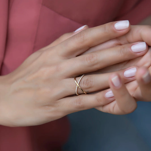 Infinity Curve Ring